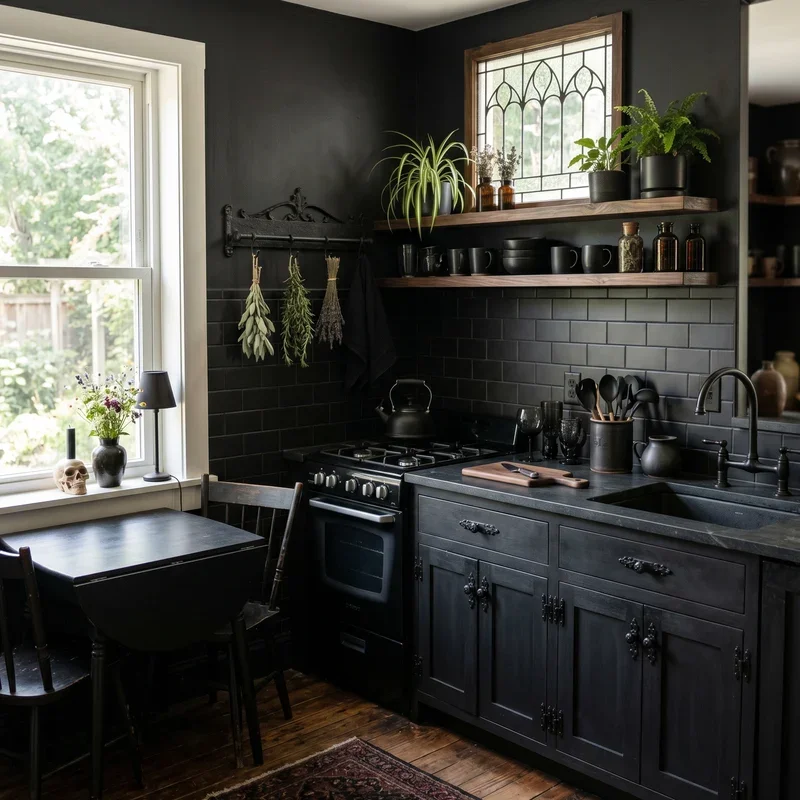 Goth Kitchen Ideas