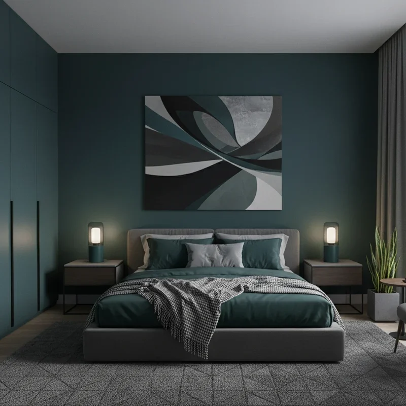 Dark Teal Bedroom Ideas