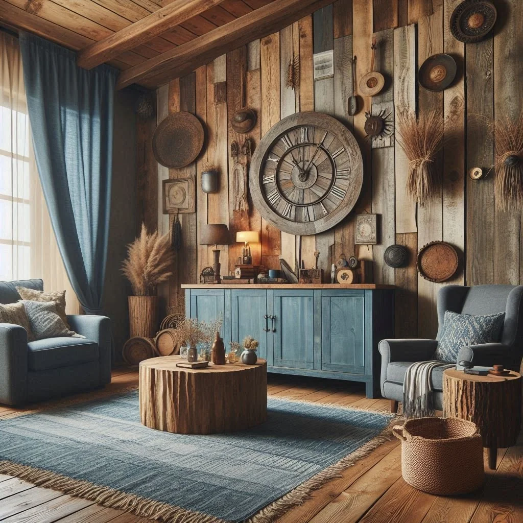 15 Blue and Brown Living Room Ideas for a Warm Look