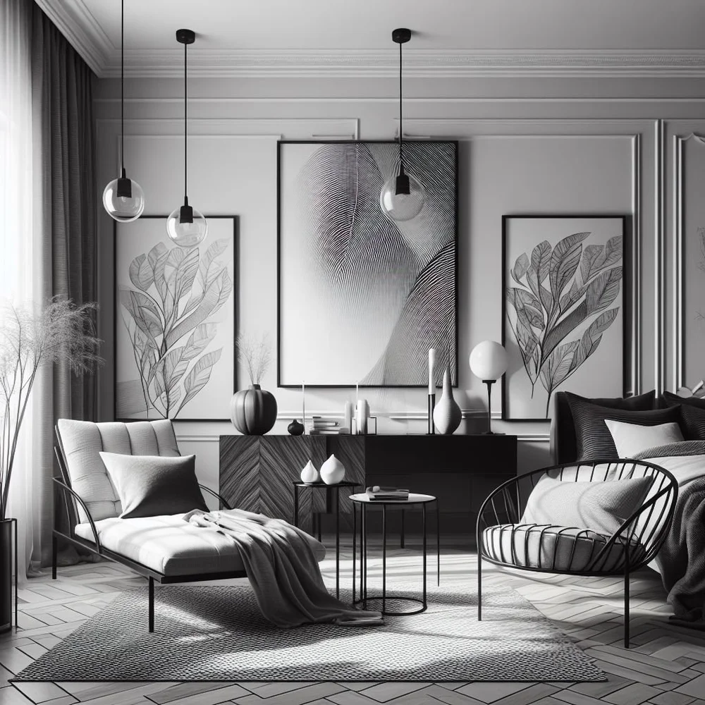 15 Chic Black and White Home Decor Ideas for Elegance