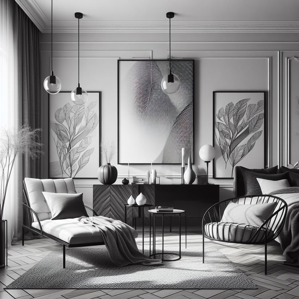 15 Chic Black and White Home Decor Ideas for Elegance