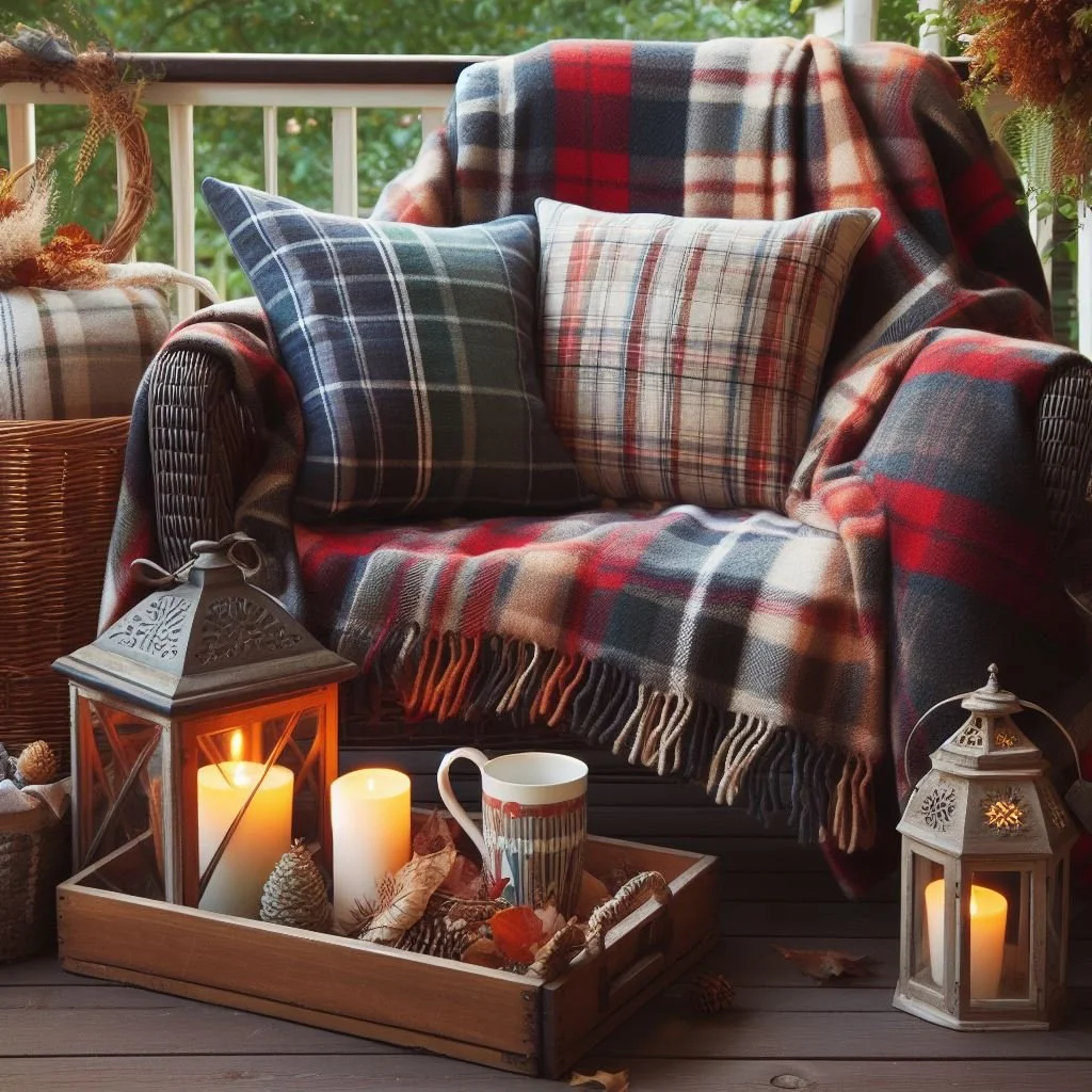 Farmhouse Fall Porch Decor