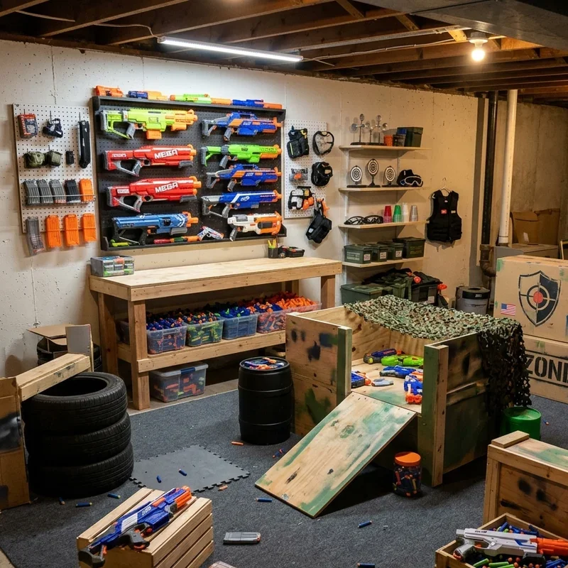 Boys Basement Playroom Ideas