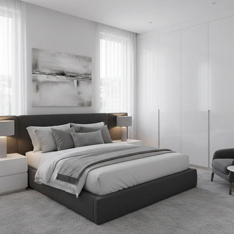 Modern Grey Bedroom Ideas