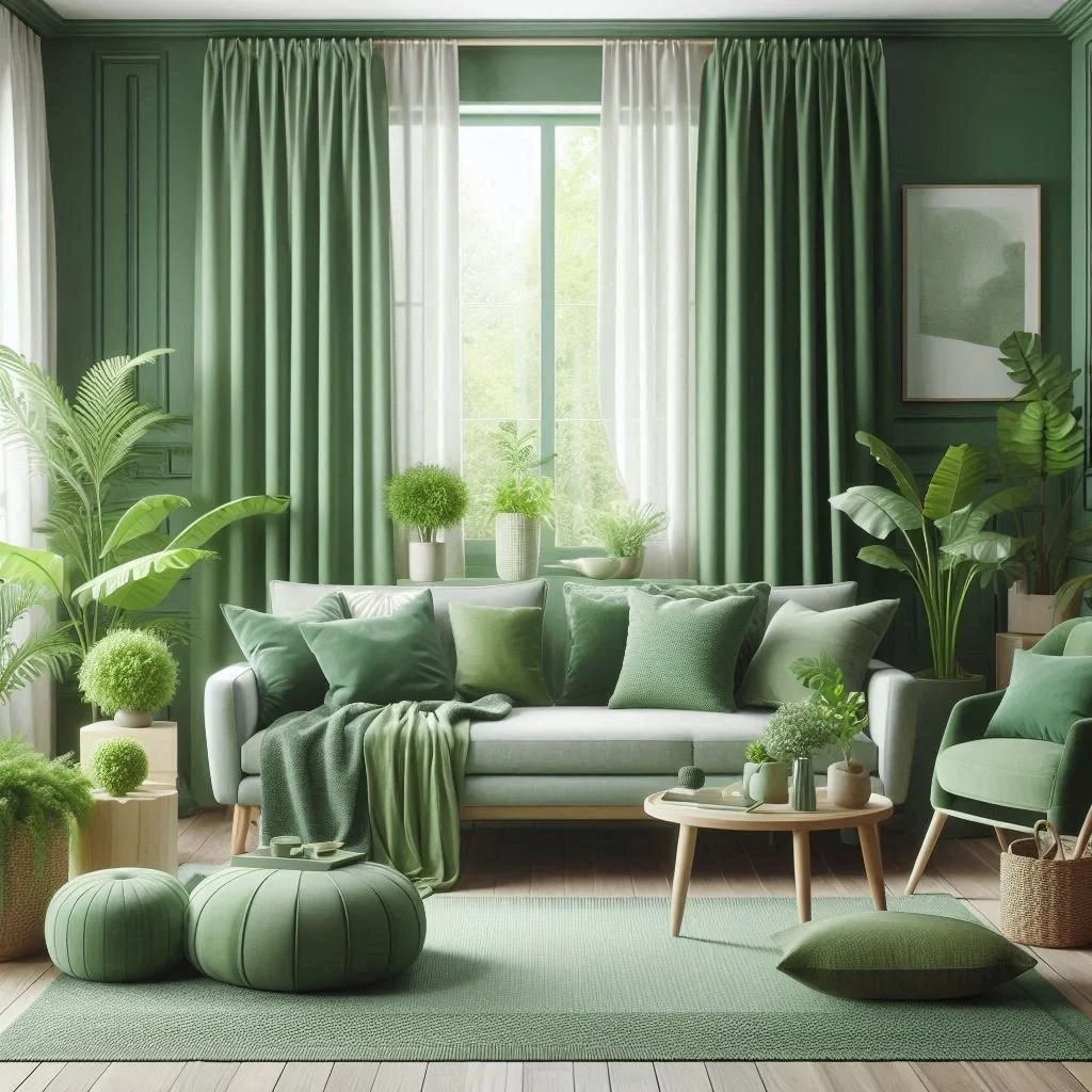 15 Green Living Room Ideas for a Natural Vibe