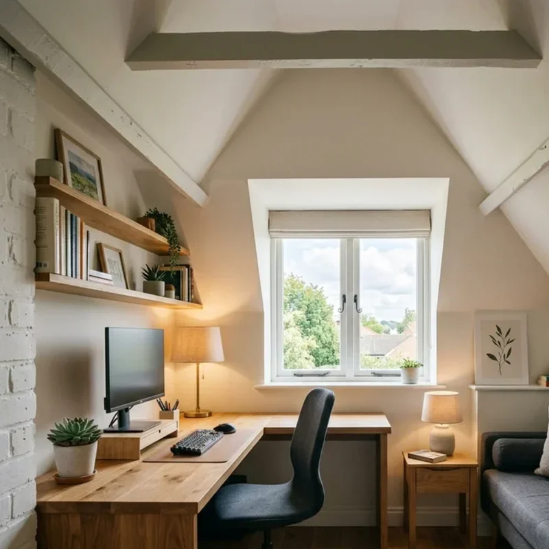 Small Attic Office Ideas