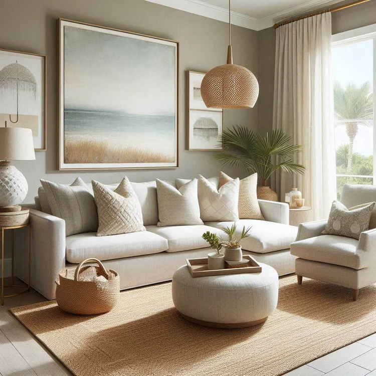 15 Neutral Coastal Living Room Ideas for Relaxing Vibes — Lord Decor