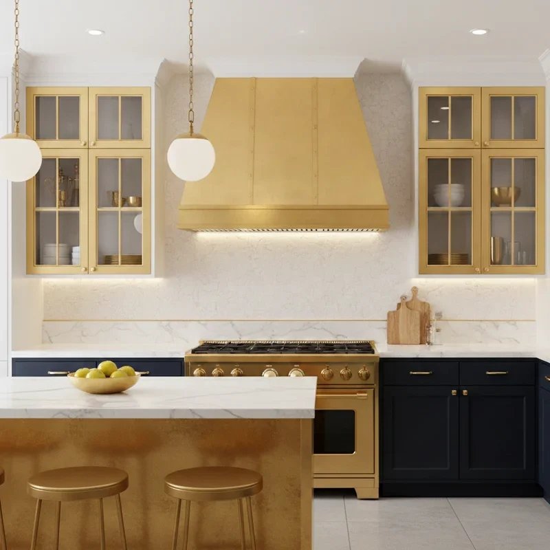 Gold Kitchen Ideas