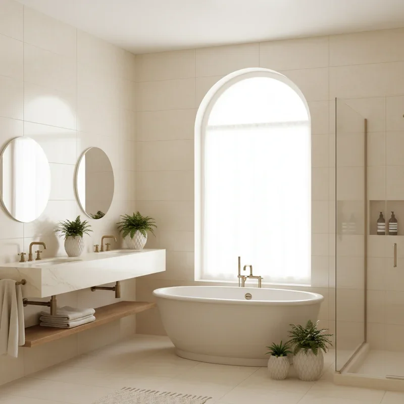 15 Cream Bathroom Ideas That Exude Warm Elegance