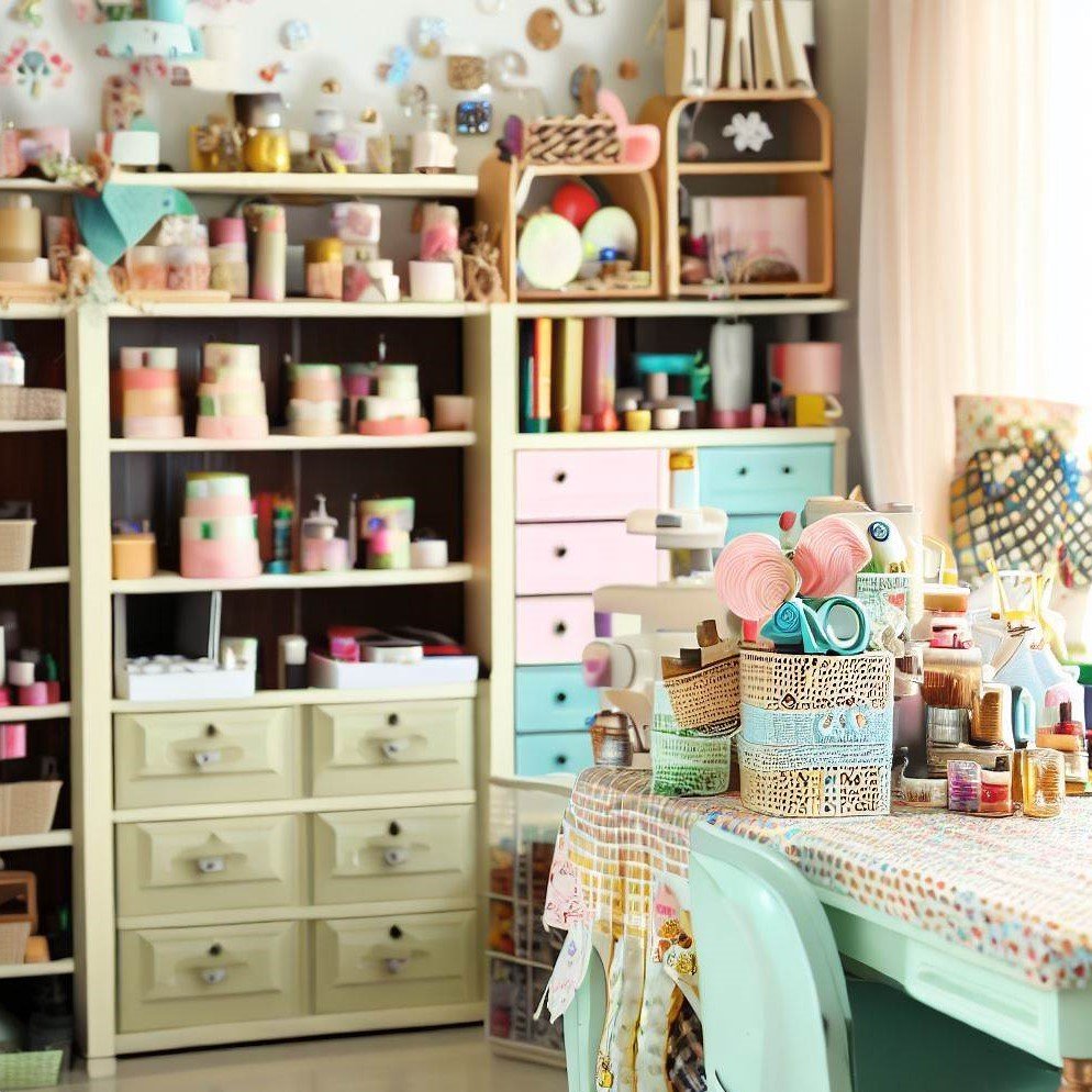 DOLLAR TREE CRAFT ROOM ORGANIZATION HACKS & IDEAS, Organization On A  Budget