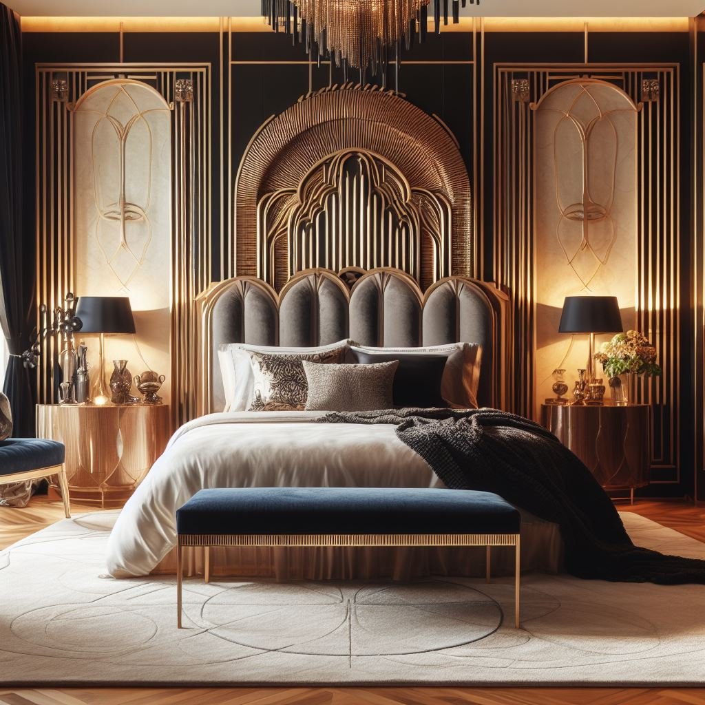 15 Luxurious Art Deco Bedroom Ideas