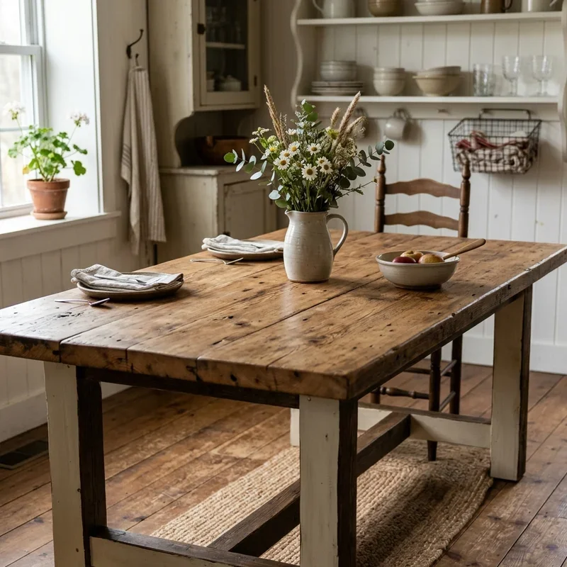 Farmhouse Kitchen Table Ideas