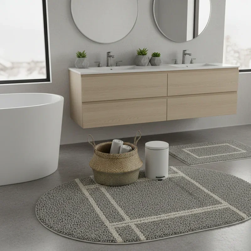 Modern Bathroom Rug Ideas
