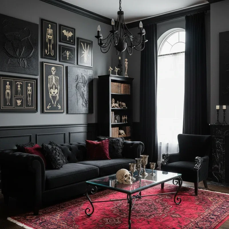 Modern Gothic Living Room Ideas