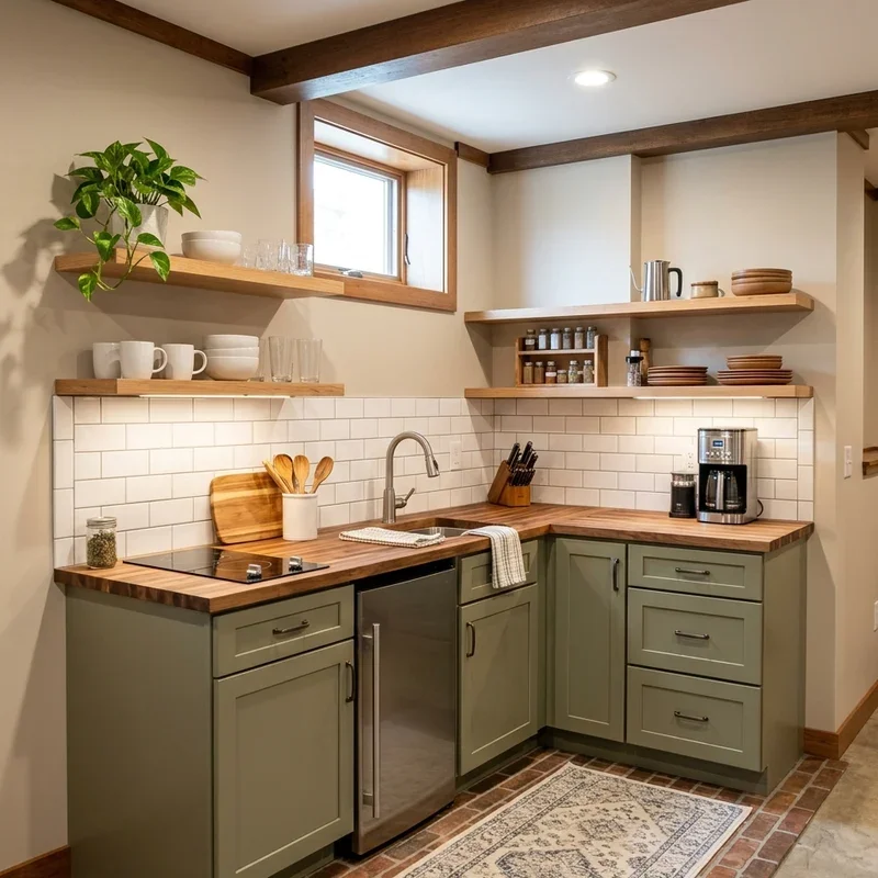 Basement Kitchenette Ideas