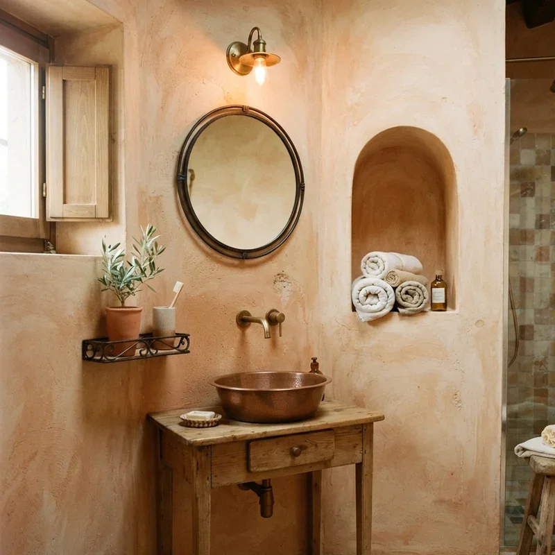 Small Tuscan Bathroom Ideas