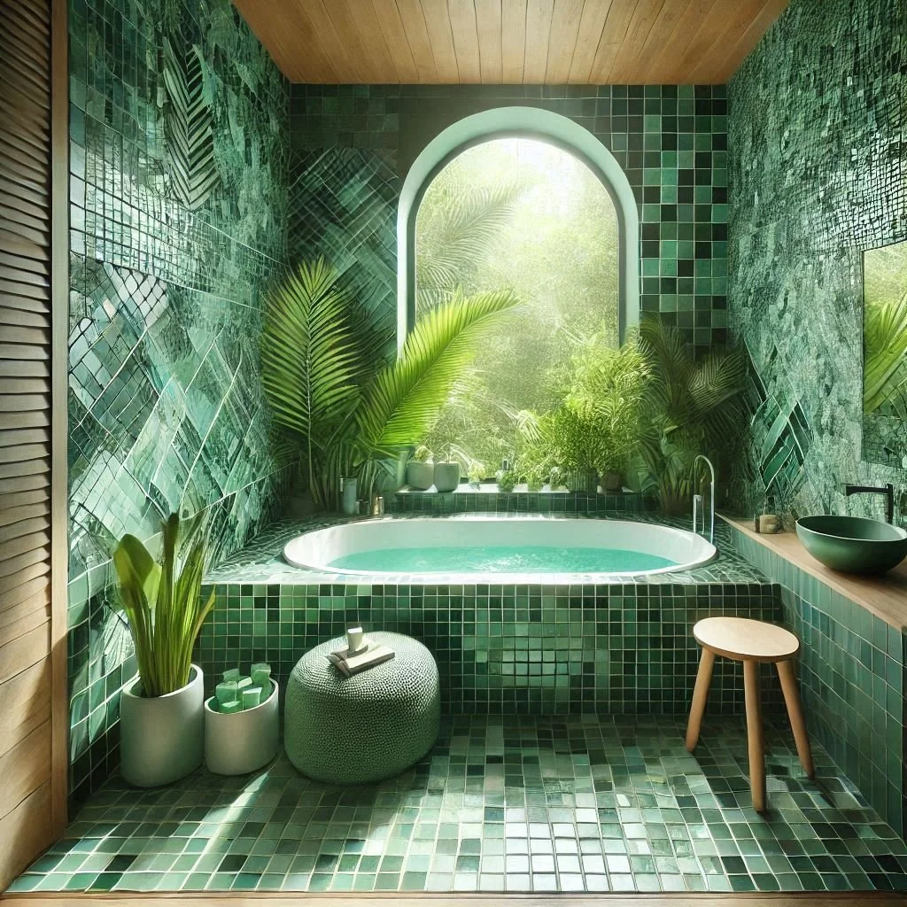 15 Green Bathroom Ideas for a Fresh, Natural Look
