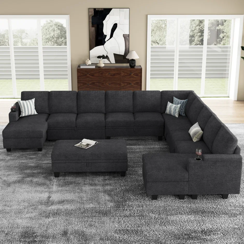 Cup Holder Pull-out Sofa, Tried and Tested for Comfort