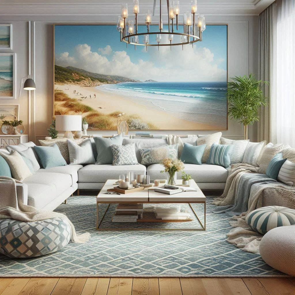 15 Beach Modern Coastal Living Room Ideas