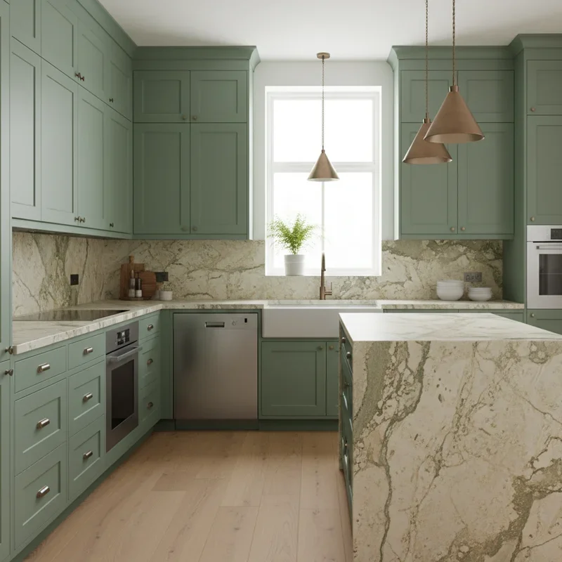 Sage Green Kitchen Cabinets Ideas