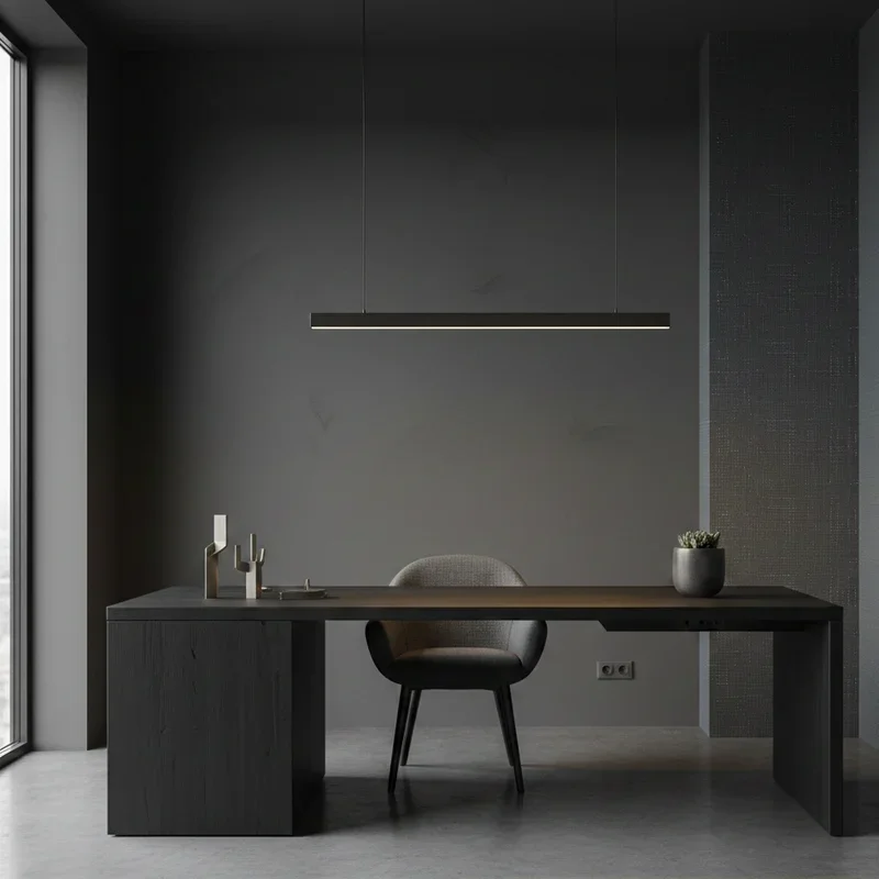 Dark Grey Office Ideas