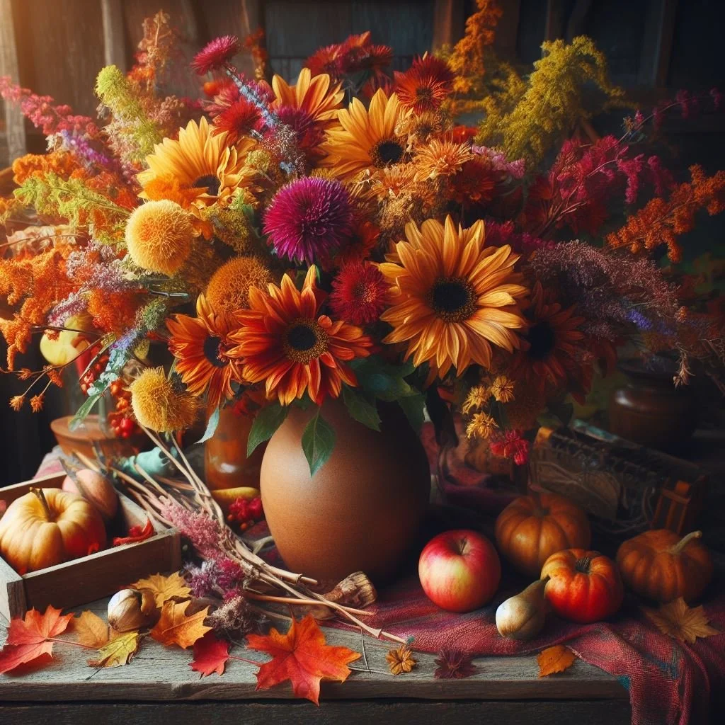 Farmhouse Fall Porch Decor