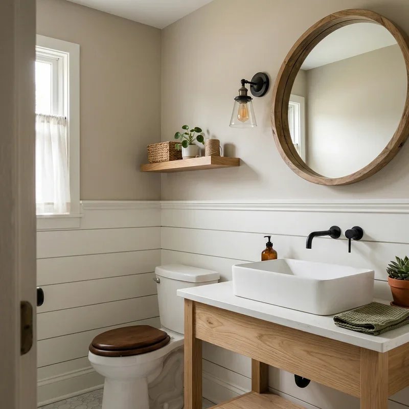 Powder Room Wainscoting Ideas