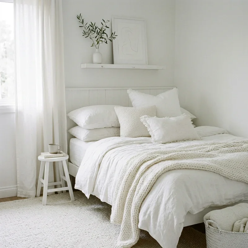 Small White Bedroom Ideas