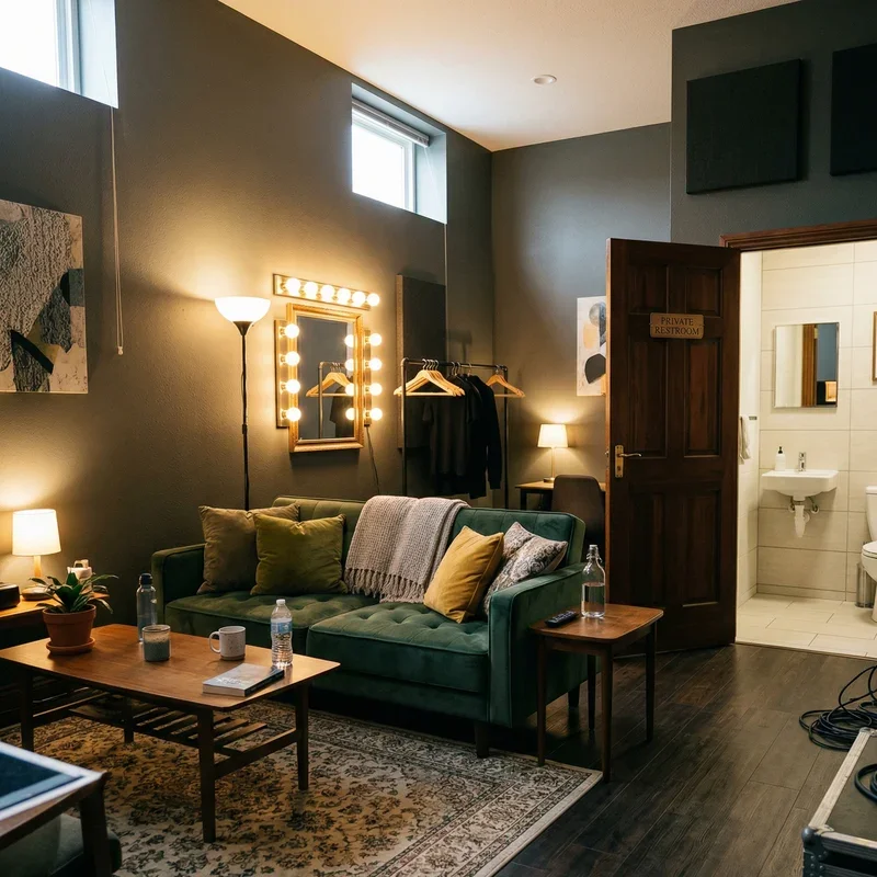Backstage Green Room Ideas