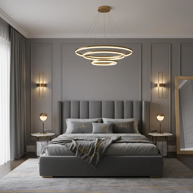 Grey and Gold Bedroom Ideas