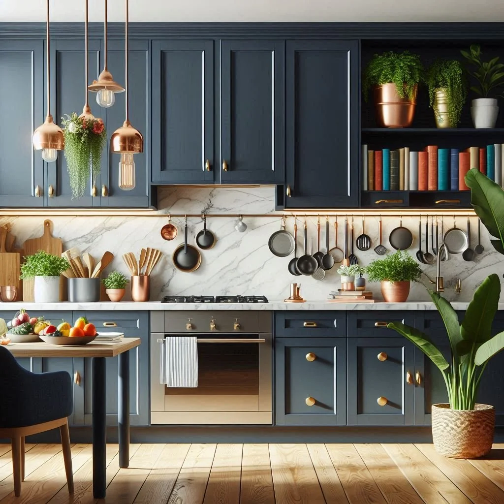 Navy Blue Kitchen