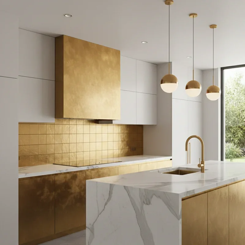 Gold Kitchen Ideas
