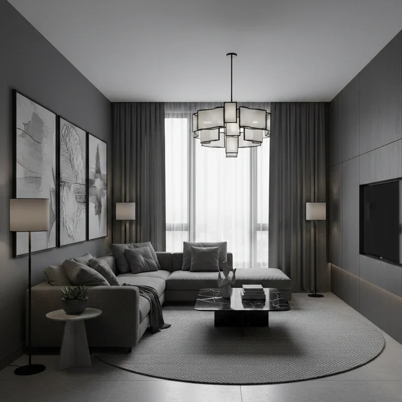 Dark Gray Living Room Ideas