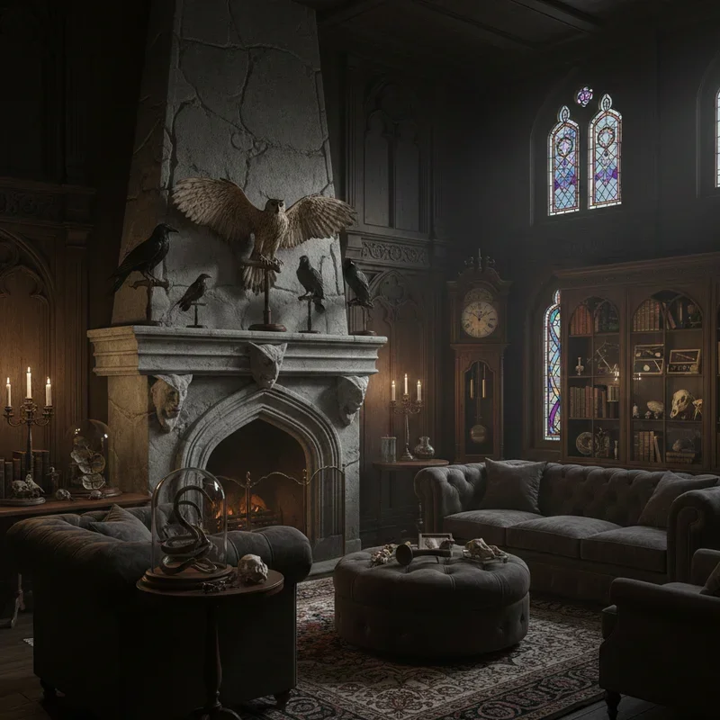 Victorian Gothic Living Room Ideas