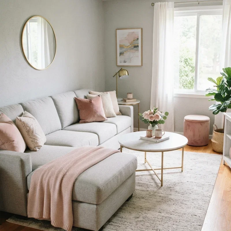 Light Grey Sectional Living Room Ideas