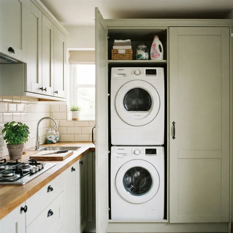 Washing Machine in Kitchen Ideas