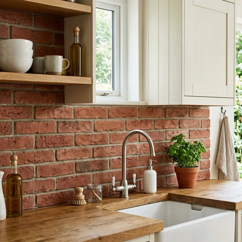 Brick Kitchen Backsplash Ideas