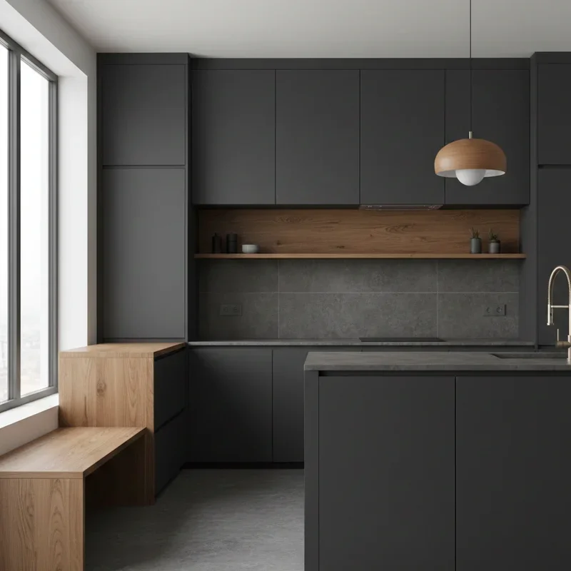 Dark Grey Kitchen Cabinets Ideas