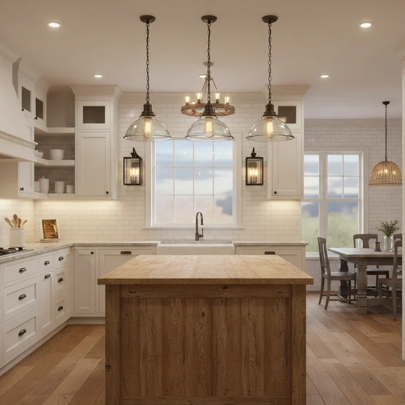 Farmhouse Kitchen Lighting Ideas