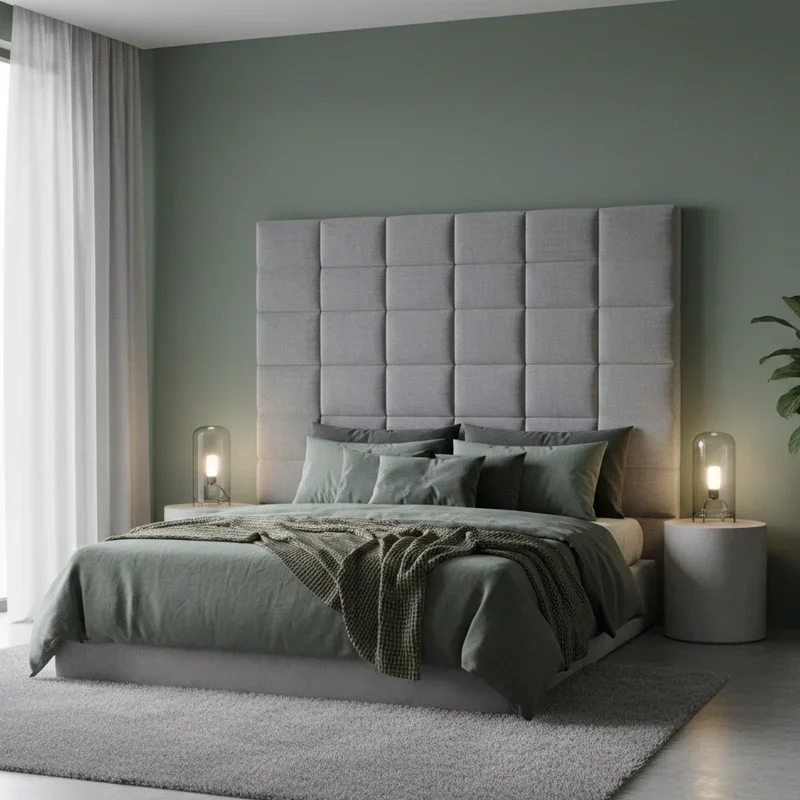 Green and Grey Bedroom Ideas