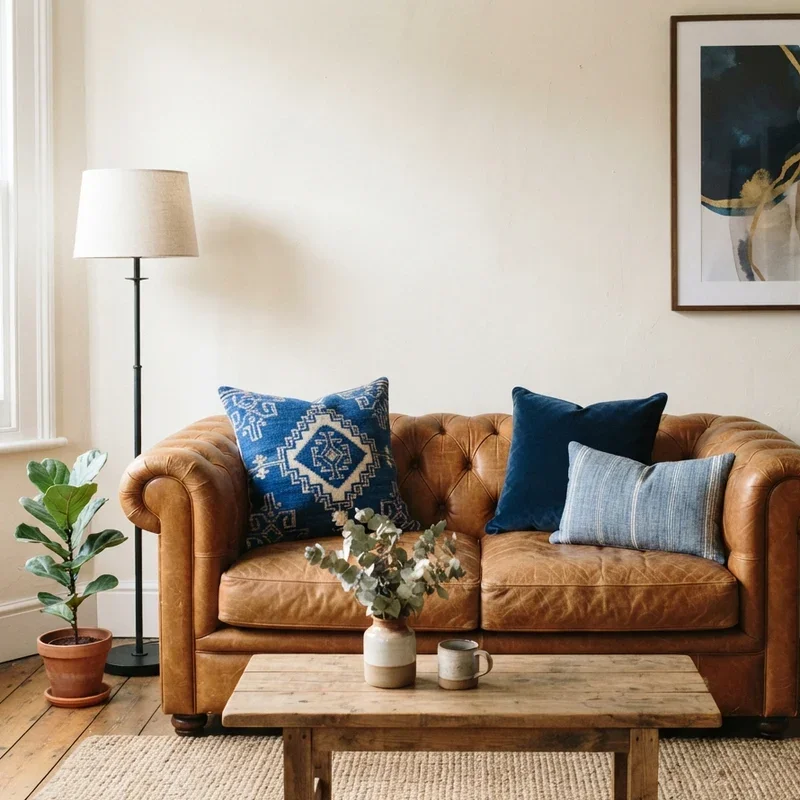 Tan Leather Sofa Living Room Ideas