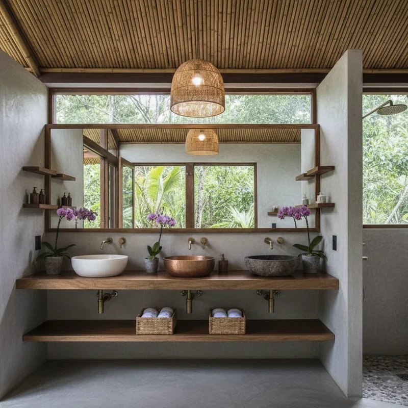 Tropical Bathroom Ideas