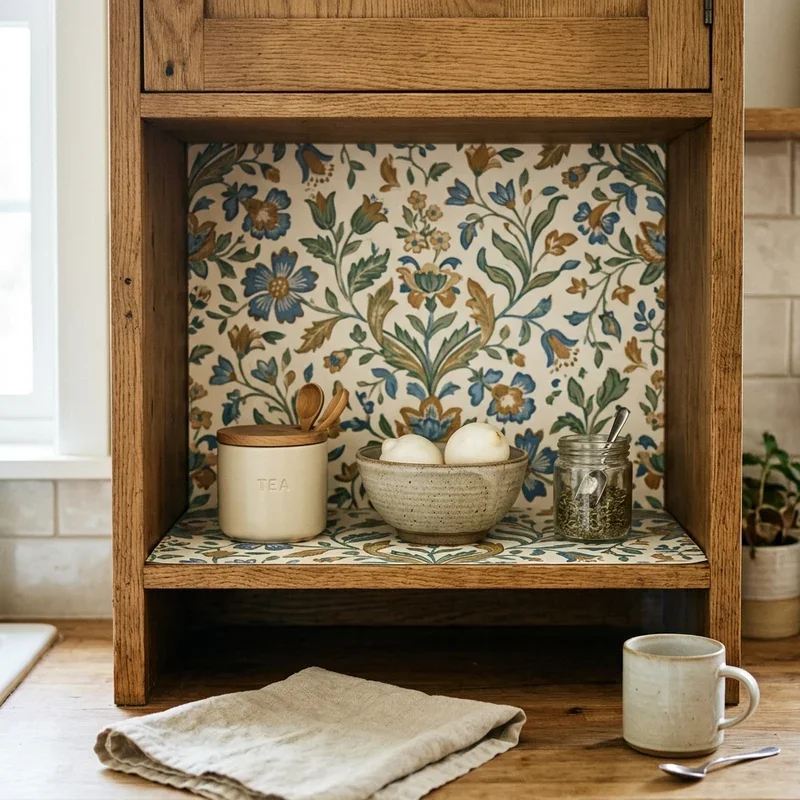 Kitchen Shelf Liner Ideas