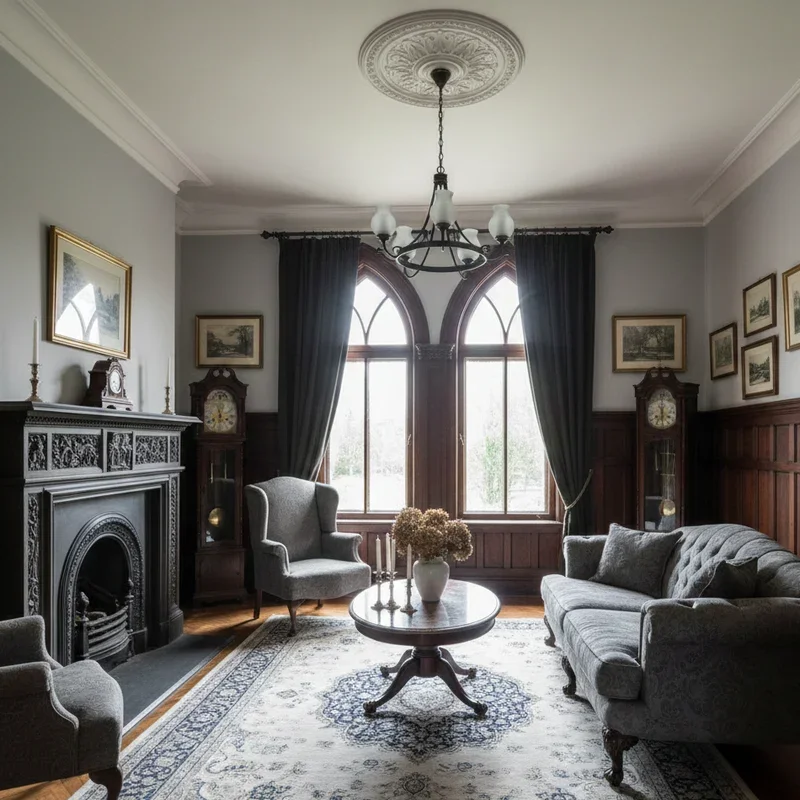 Victorian Gothic Living Room Ideas