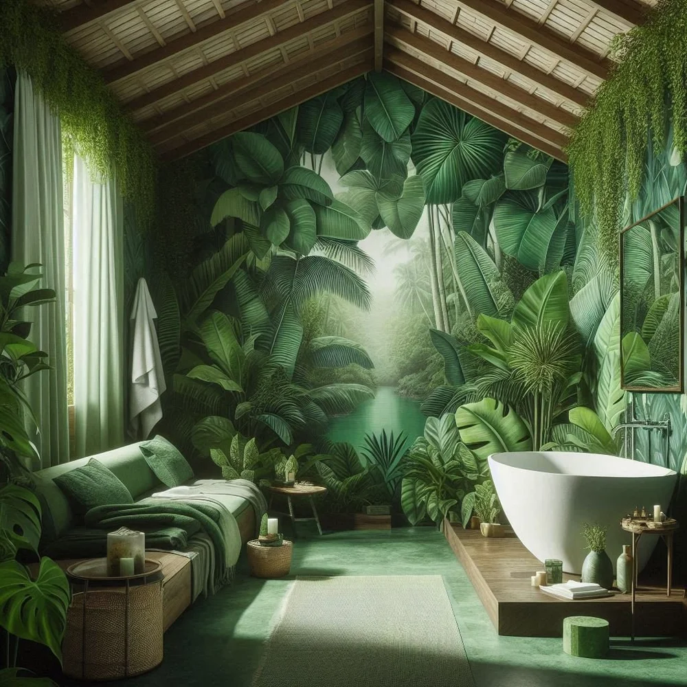 15 Green Bathroom Ideas for a Fresh, Natural Look