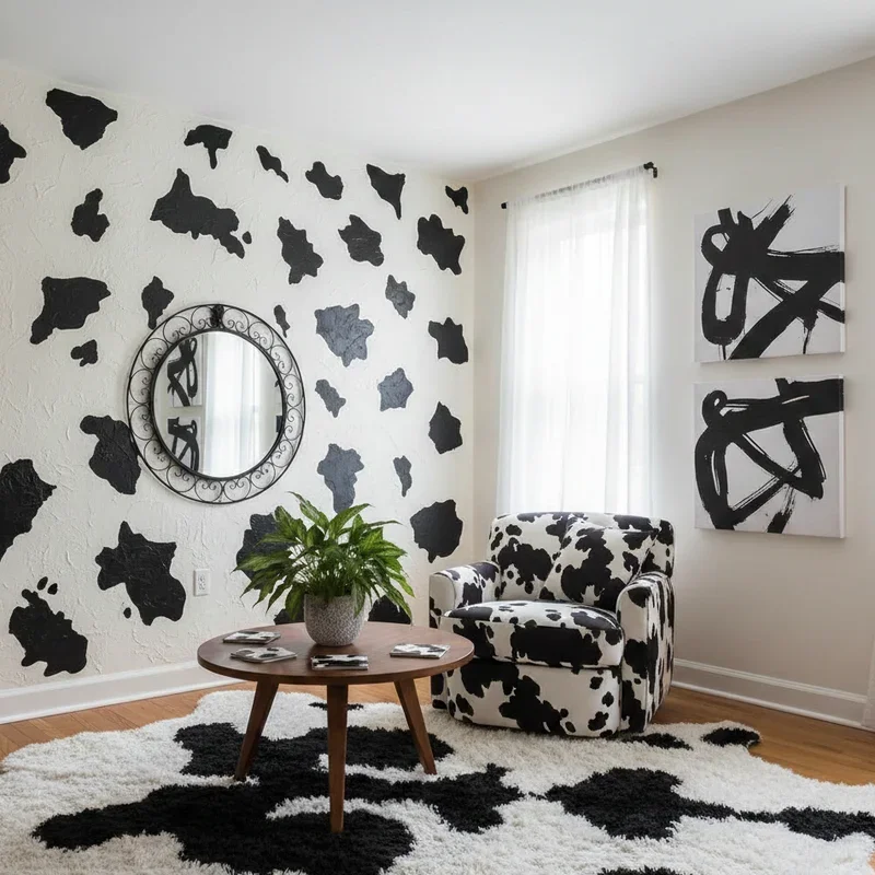 Cow Print Room Ideas
