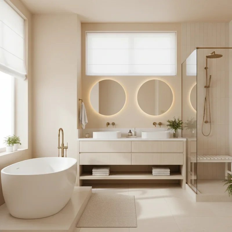 Cream Bathroom Ideas