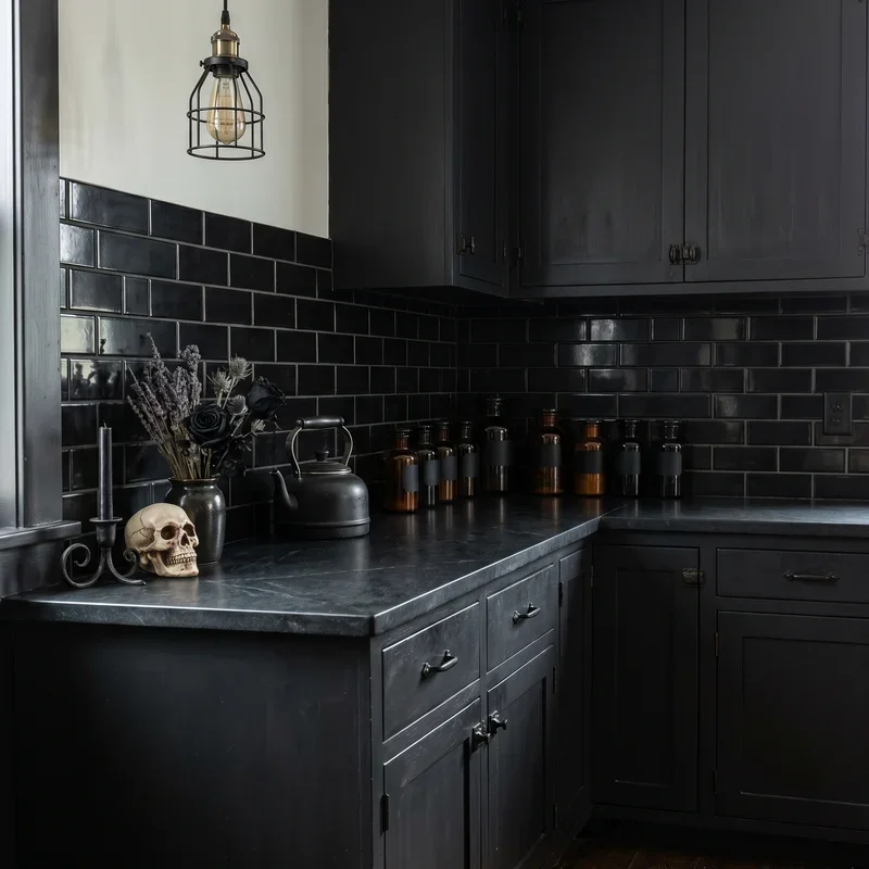 Goth Kitchen Ideas