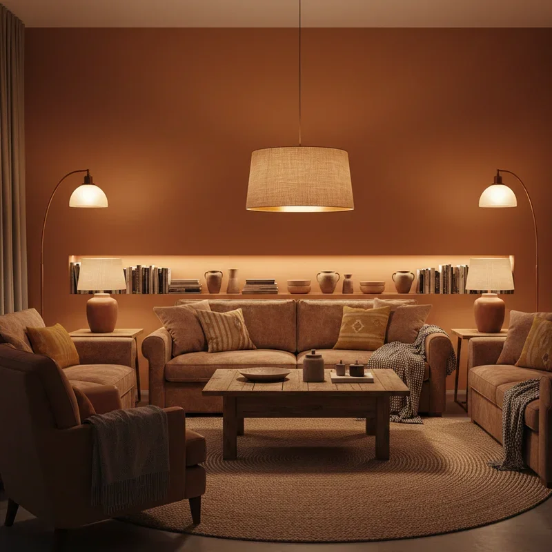 Burnt Orange Living Room Ideas