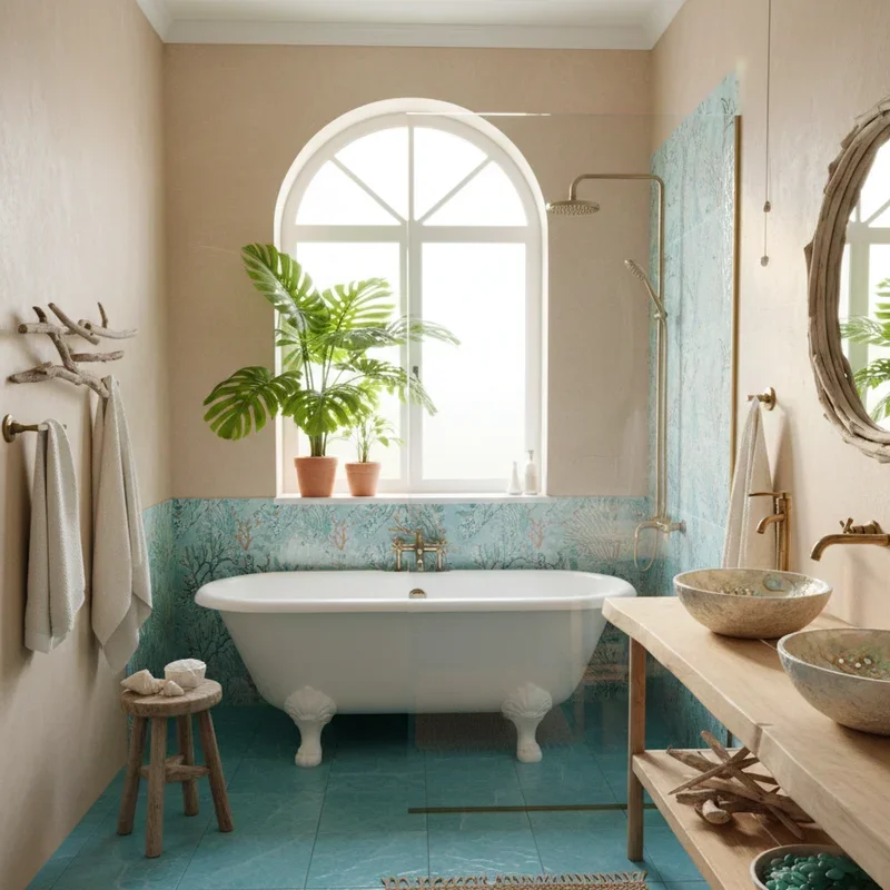 Tropical Bathroom Ideas